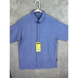 Barong Lumban Men's Short Sleeve Tagalog Shirt Size Large Button Up Shirt New